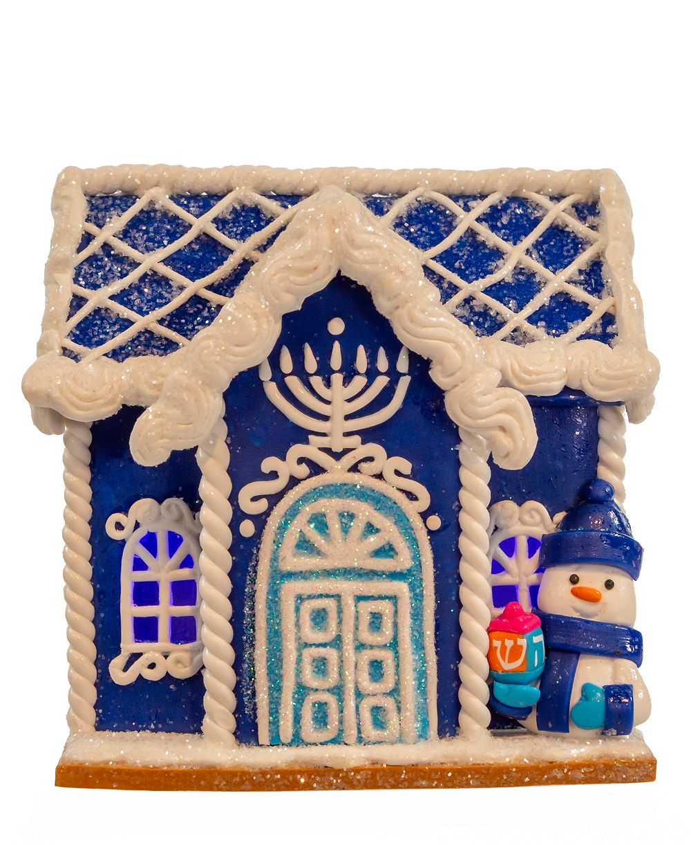 Декоративная фигурка Kurt Adler 4" Claydough LED House