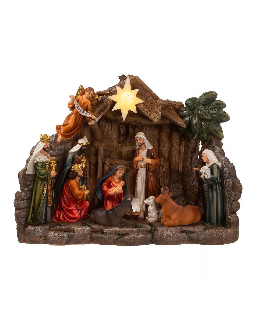 Декоративная фигурка Nativity Kurt Adler с подсветкой на батарейках 10.4"