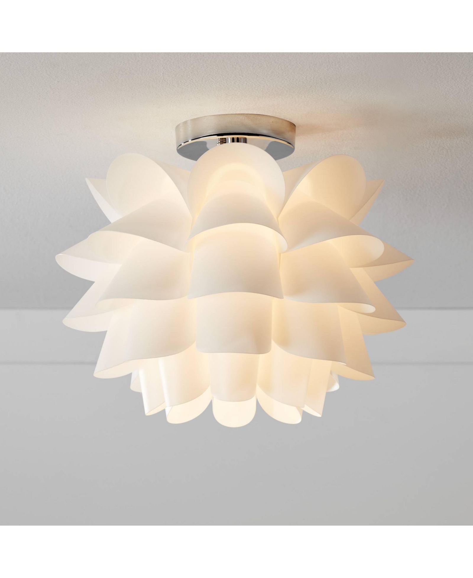 Possini Euro Design 15 3/4" Wide Modern Ceiling Light Semi Flush Mount Fixture