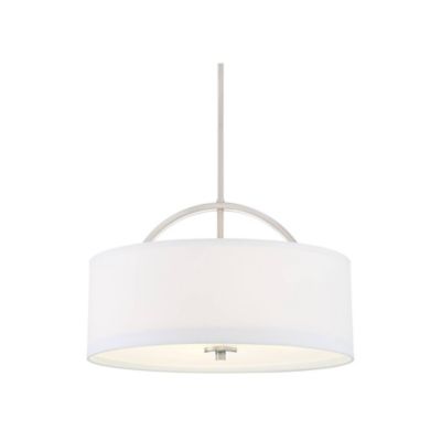 Современная люстра-подвесная Possini Euro Design Brushed Nickel, 20" Wide