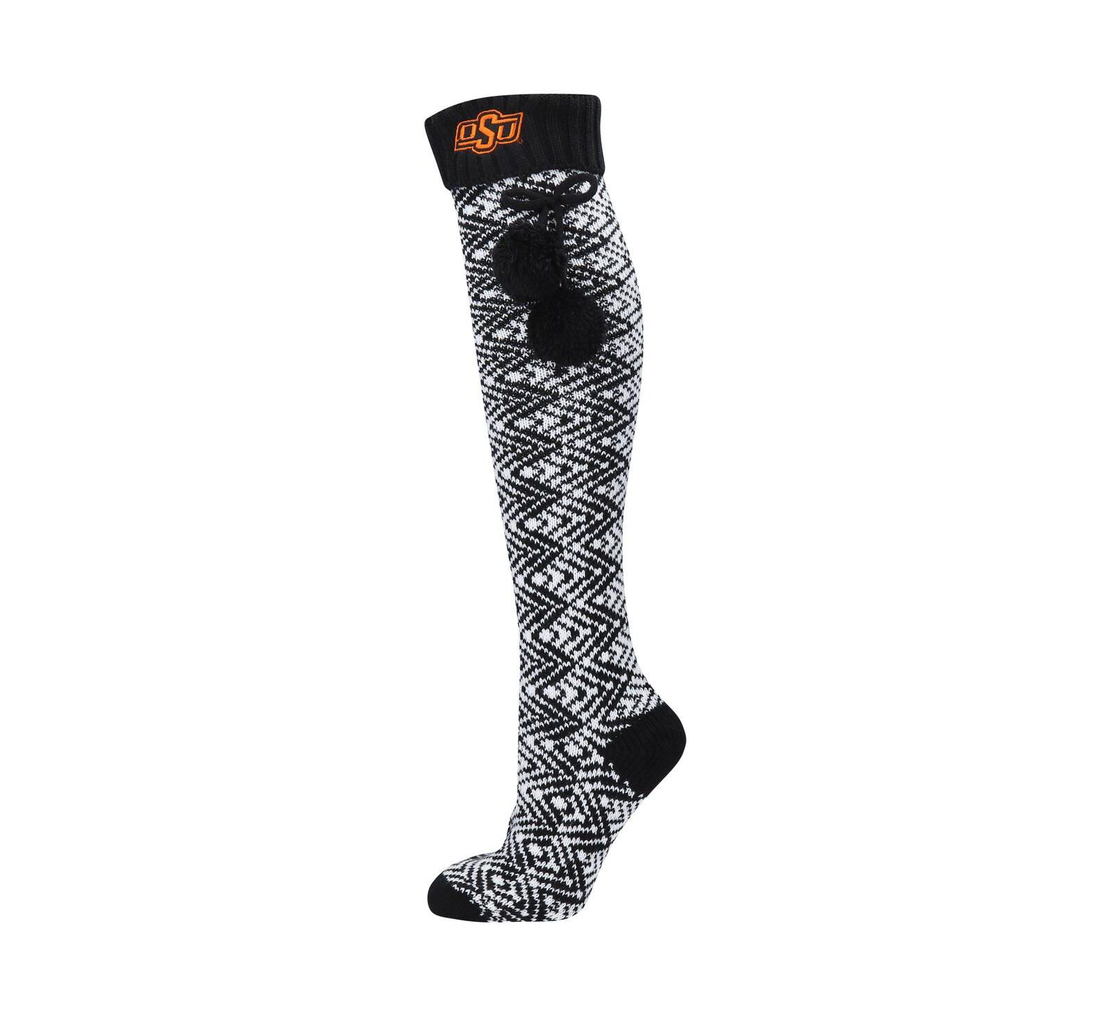 Women's ZooZatz Oklahoma State Cowboys Geometric Thigh High Socks