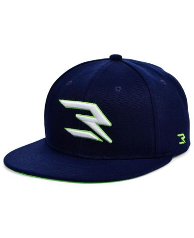 Men's Navy, White Nike 3BRAND by Russell Wilson Fashion Snapback Adjustable Hat