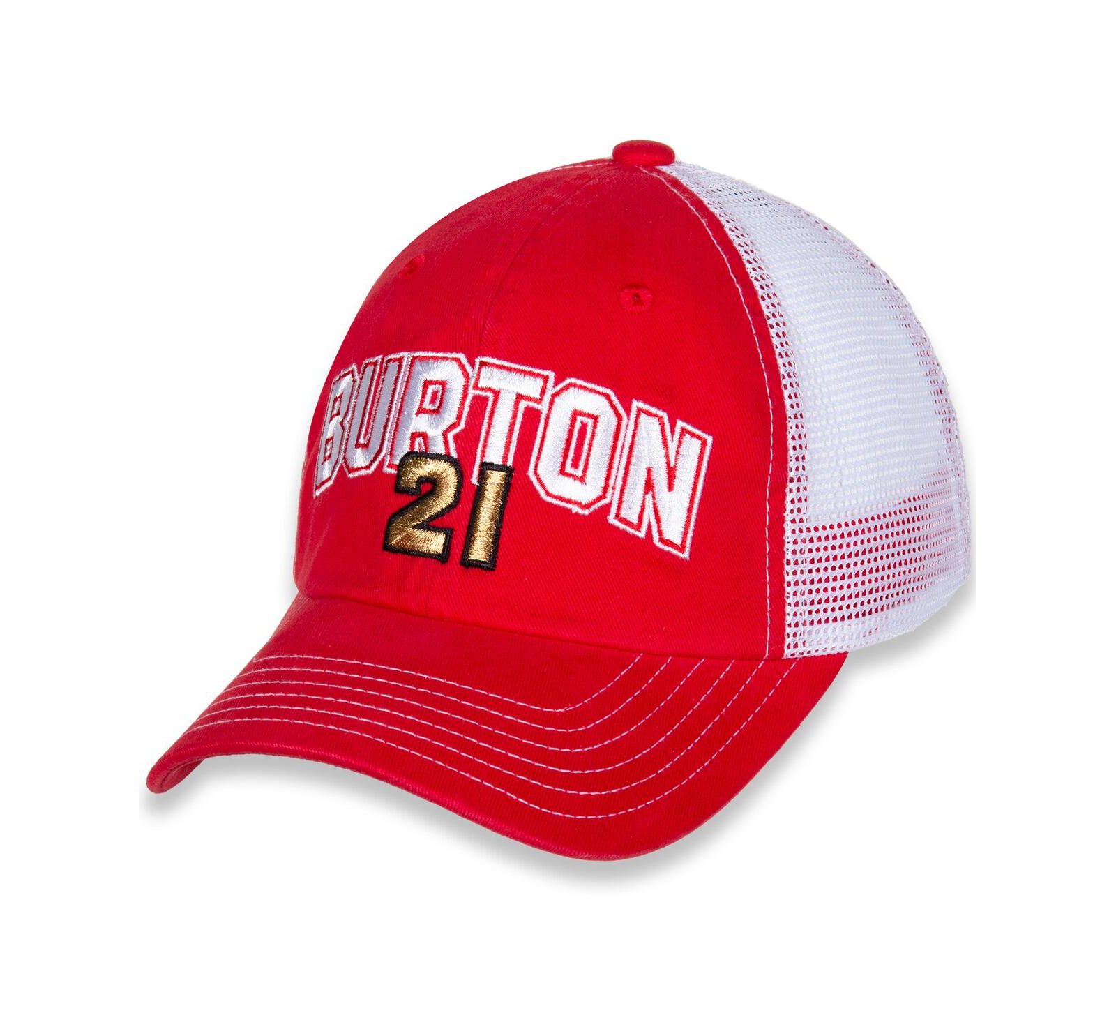 Кепка Checkered Flag Sports Women's Checkered Flag Sports Red White Harrison Burton