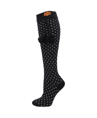 Женские носки ZooZatz Black Oklahoma State Cowboys Knee High