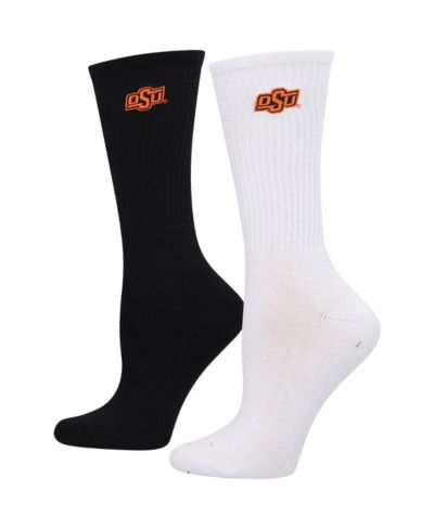 Женский 2-Pack носки ZooZatz Black, White Oklahoma State Cowboys, четверть длины