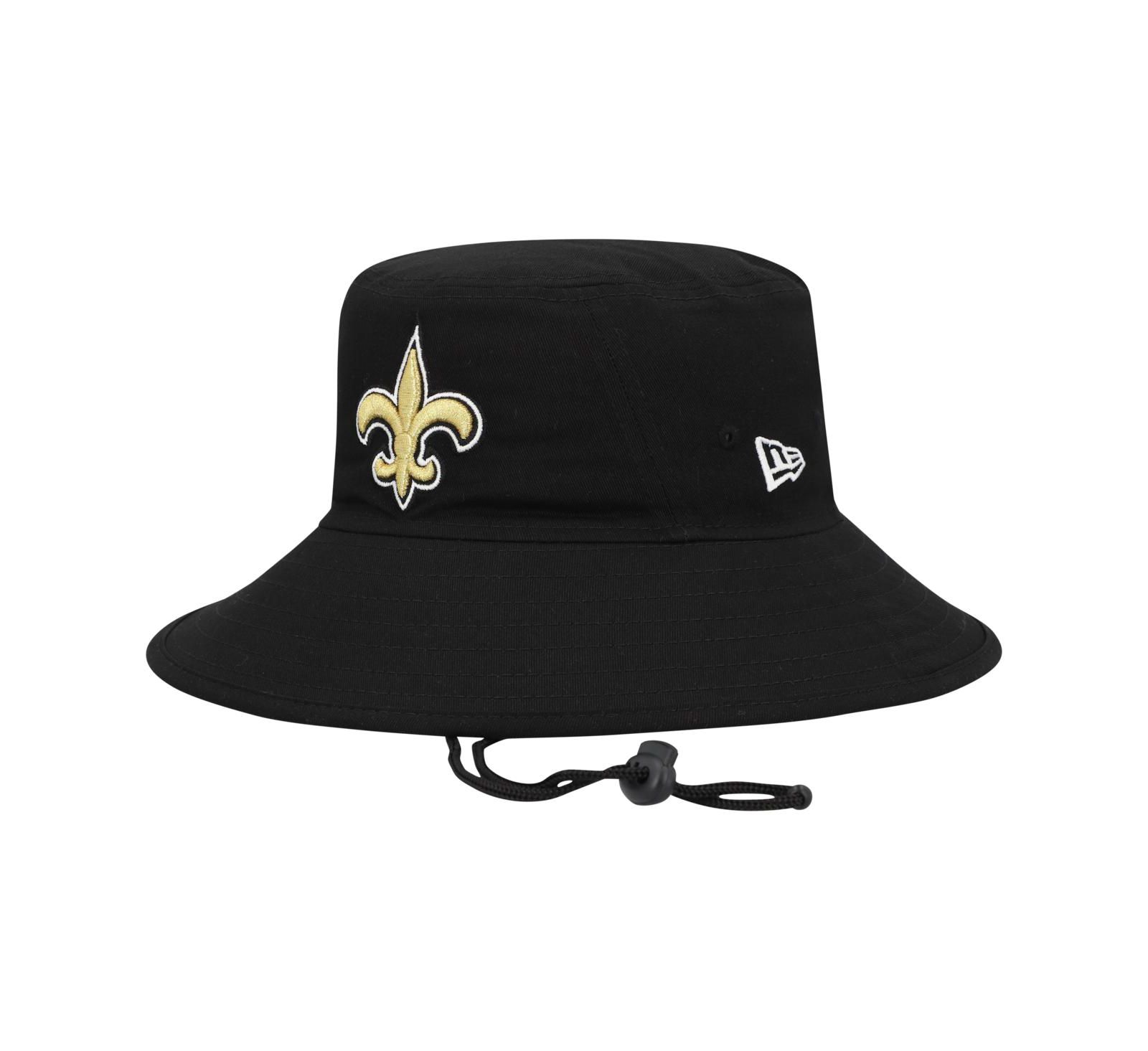 Мужская панама New Era Black New Orleans Saints Main Bucket Hat