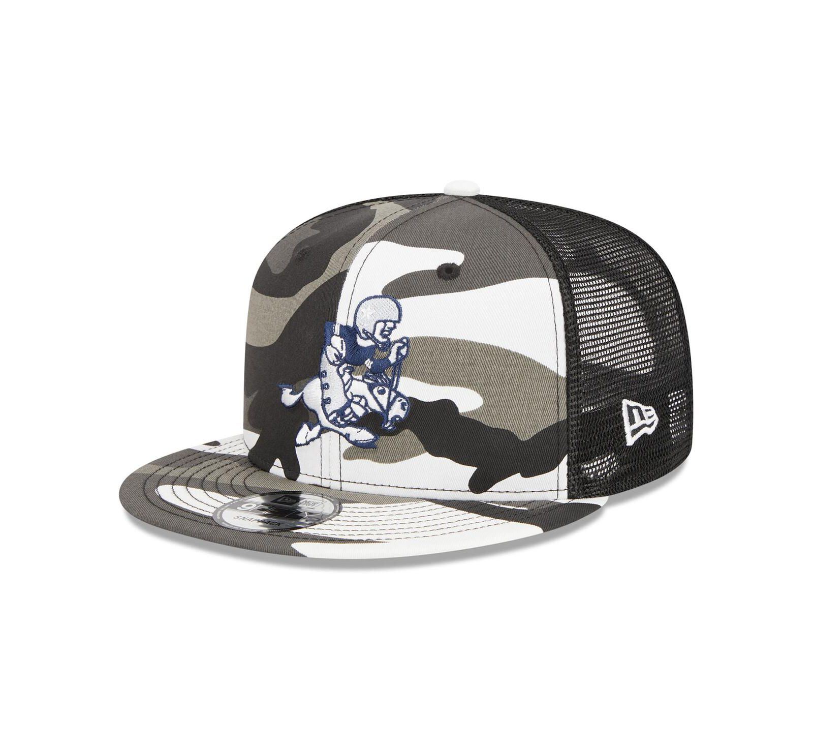 Men's New Era Urban Camo Dallas Cowboys 9FIFTY Trucker Snapback Hat