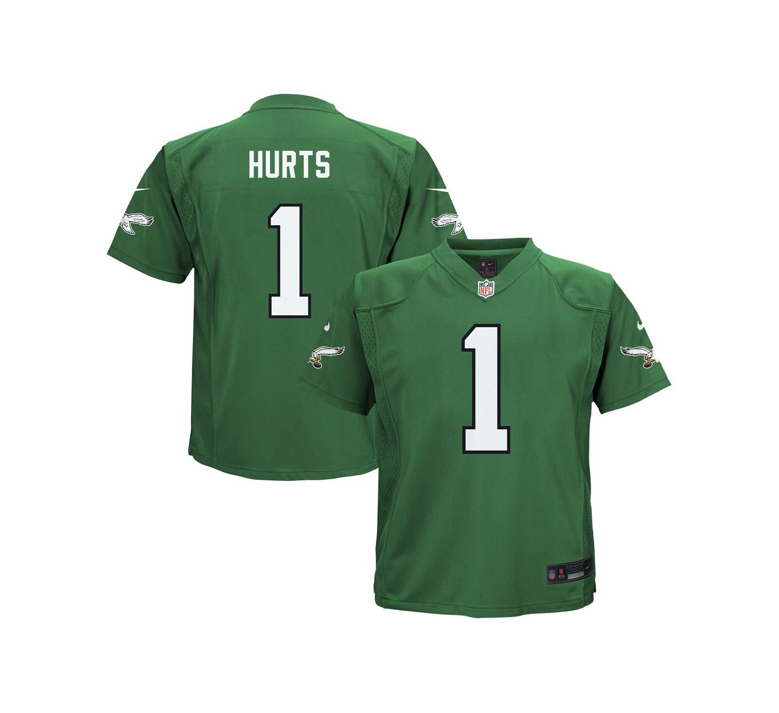 Детская джерси Nike Jalen Hurts Kelly Philadelphia Eagles Alternate Game