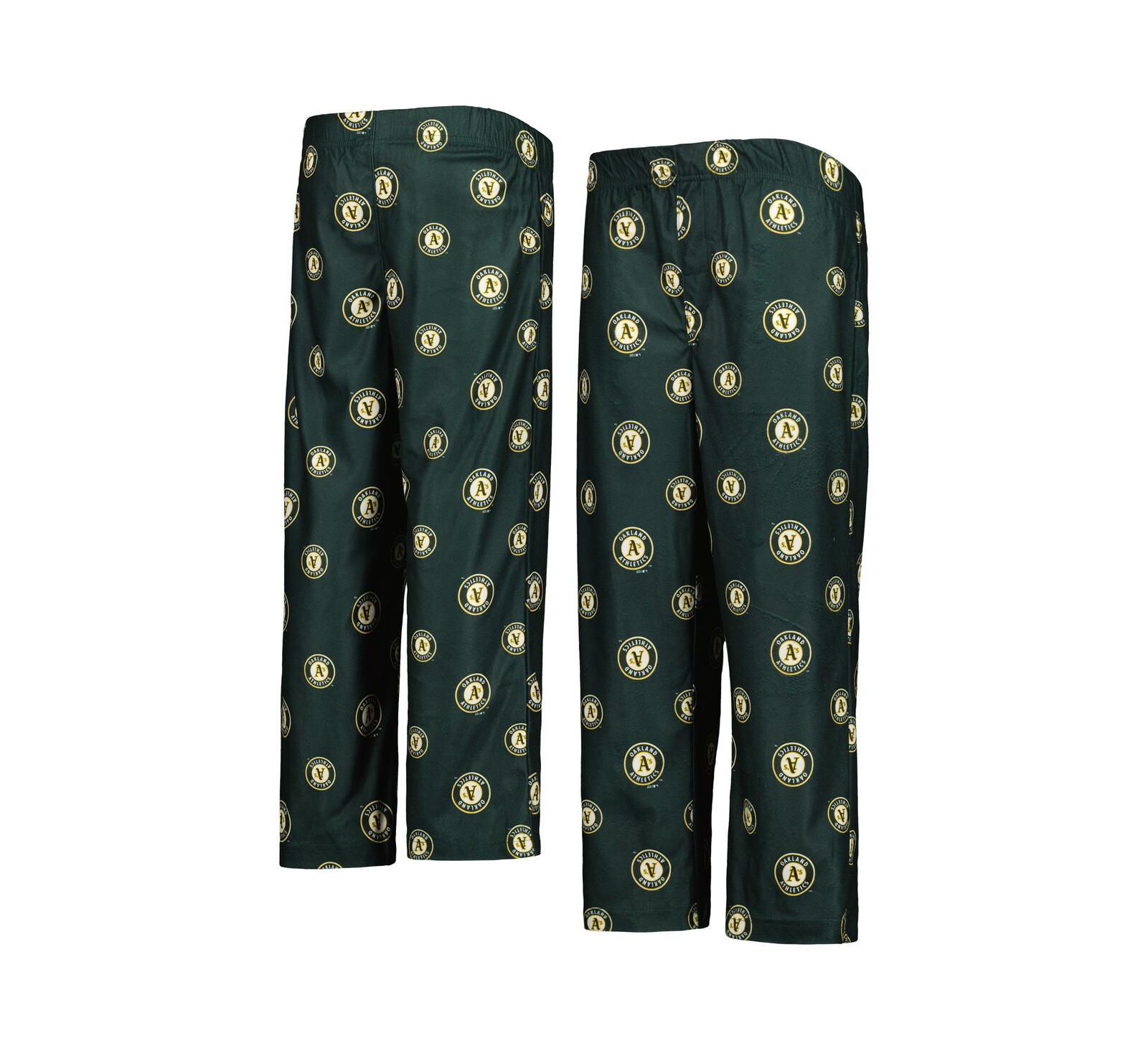 Брюки Outerstuff Big Boys Green Oakland Athletics Team Color Logo