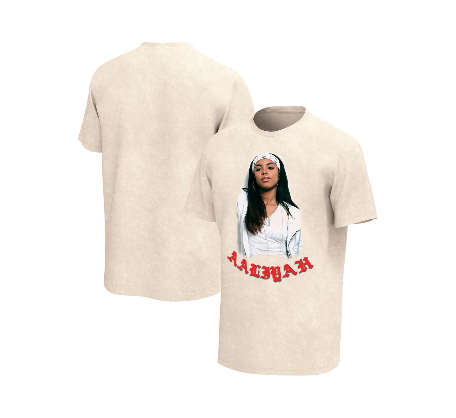Philcos Мужская графическая футболка Aaliyah Washed, бежевая