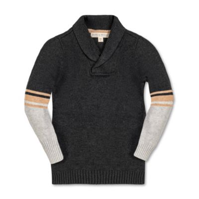Детский свитер Hope & Henry Organic Long Sleeve Striped Shawl Collar
