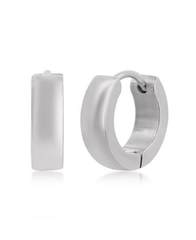 Мужские серьги-кольца Metallo из нержавеющей стали 13mm Huggie