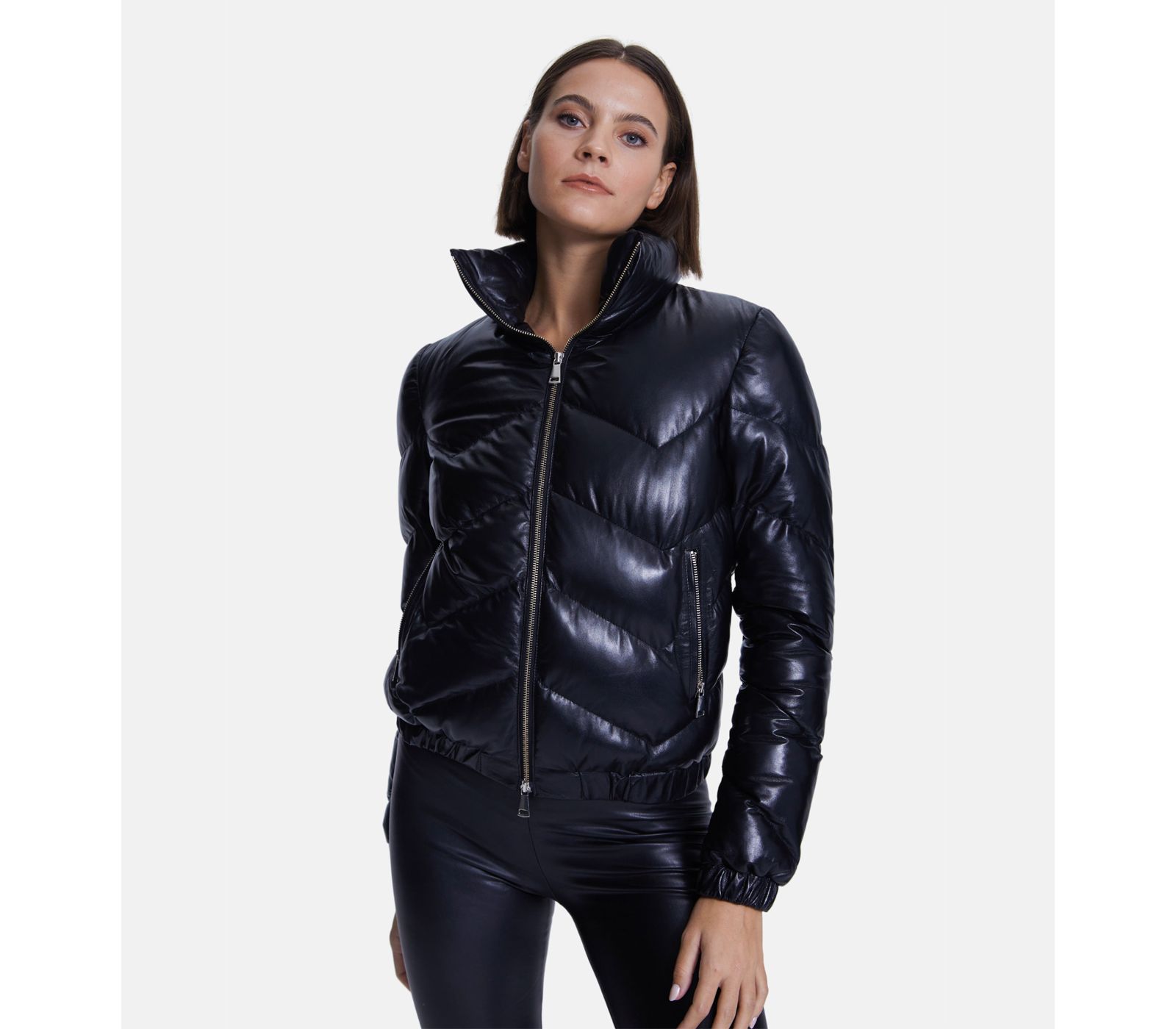 Furniq UK Женский Octavia Leather Jacket