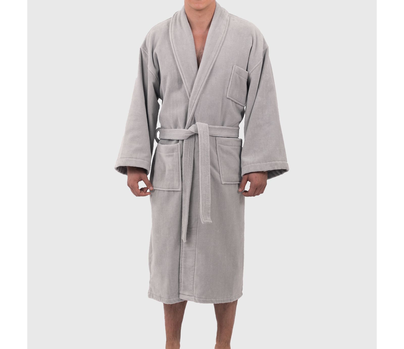 Alpine Swiss Pure Cotton Men Terry Cloth Bathrobe Super Absorbent Hotel Spa Robe