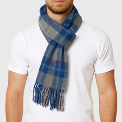 Blue gray plaid