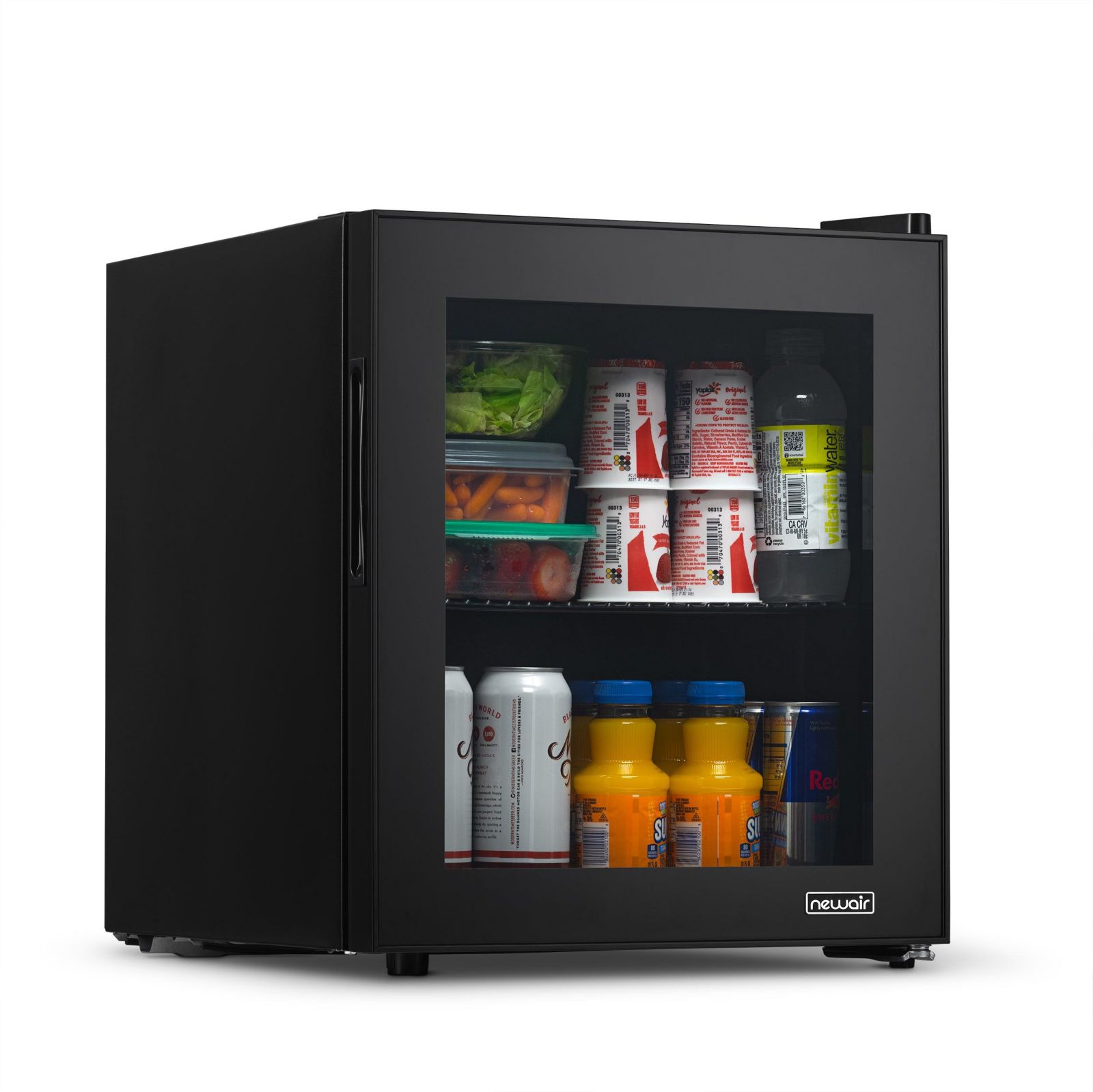 Newair 60-Can Freestanding Black Beverage Fridge - 16.75"