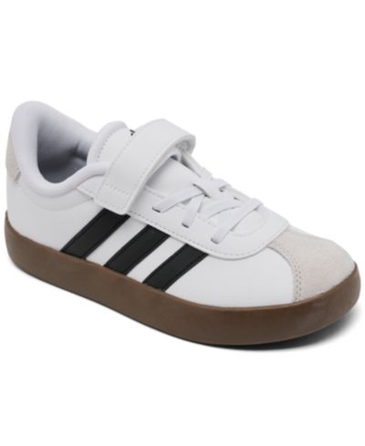 adidas Little Kids VL Court 3.0 Fastening Strap Casual Sneakers from Finish Line