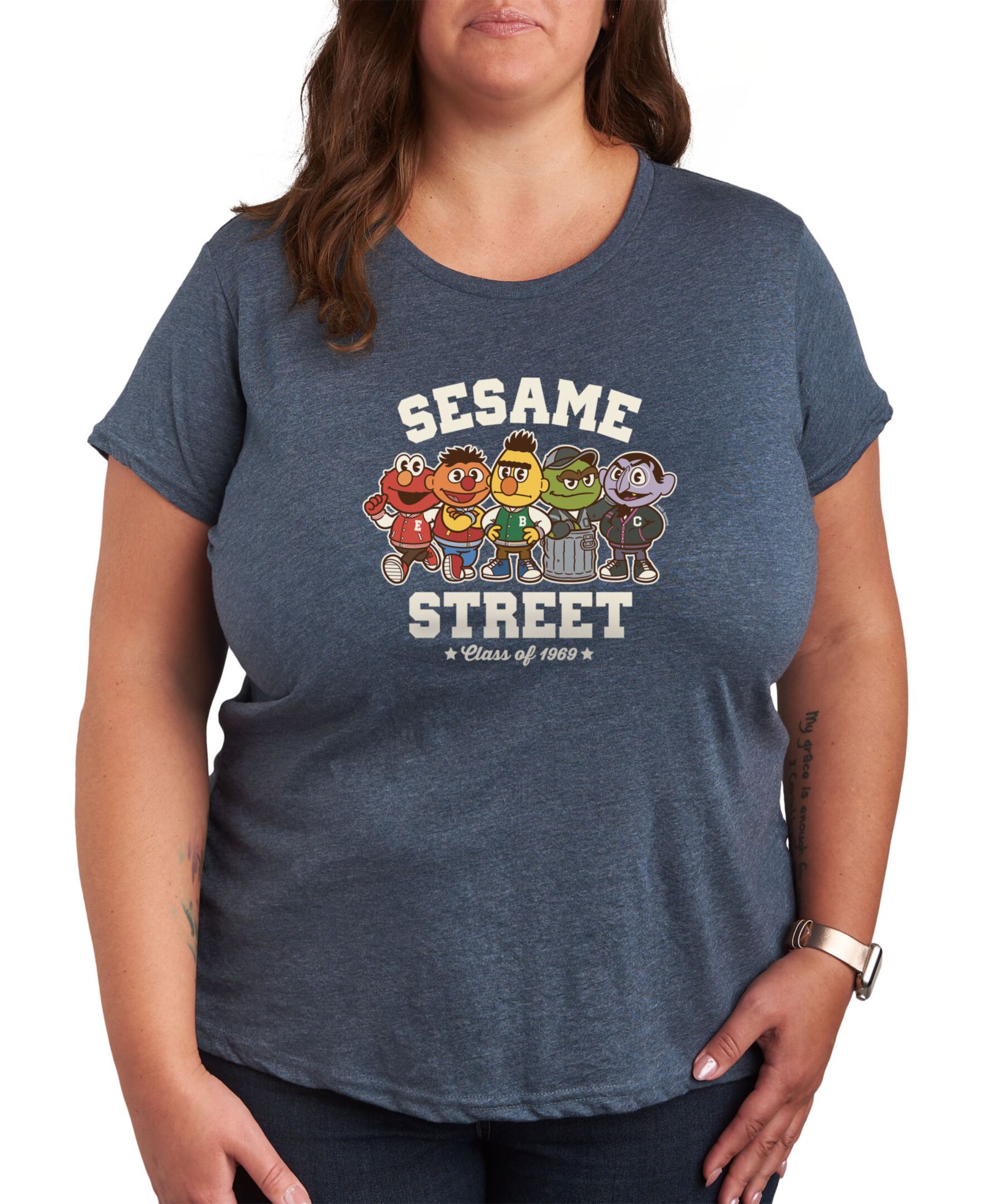 Футболка Hybrid Apparel Plus Size Sesame Street Graphic