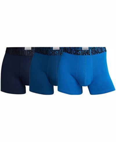 CR7 Men's Cotton Blend Trunks, Pack of 3