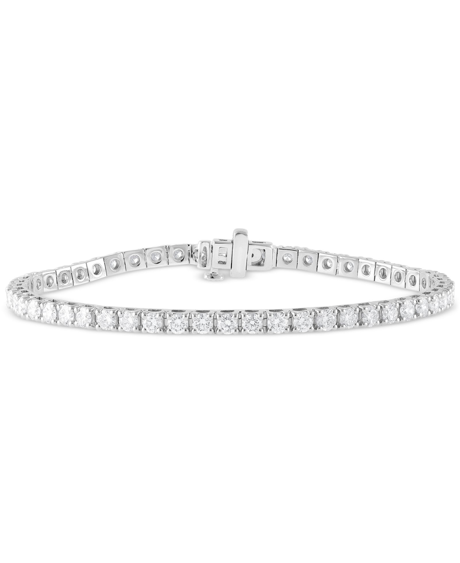 Браслет Badgley Mischka Tennis из выращенного алмаза (5 ct. t.w.) в 14k White, Yellow или Rose Gold