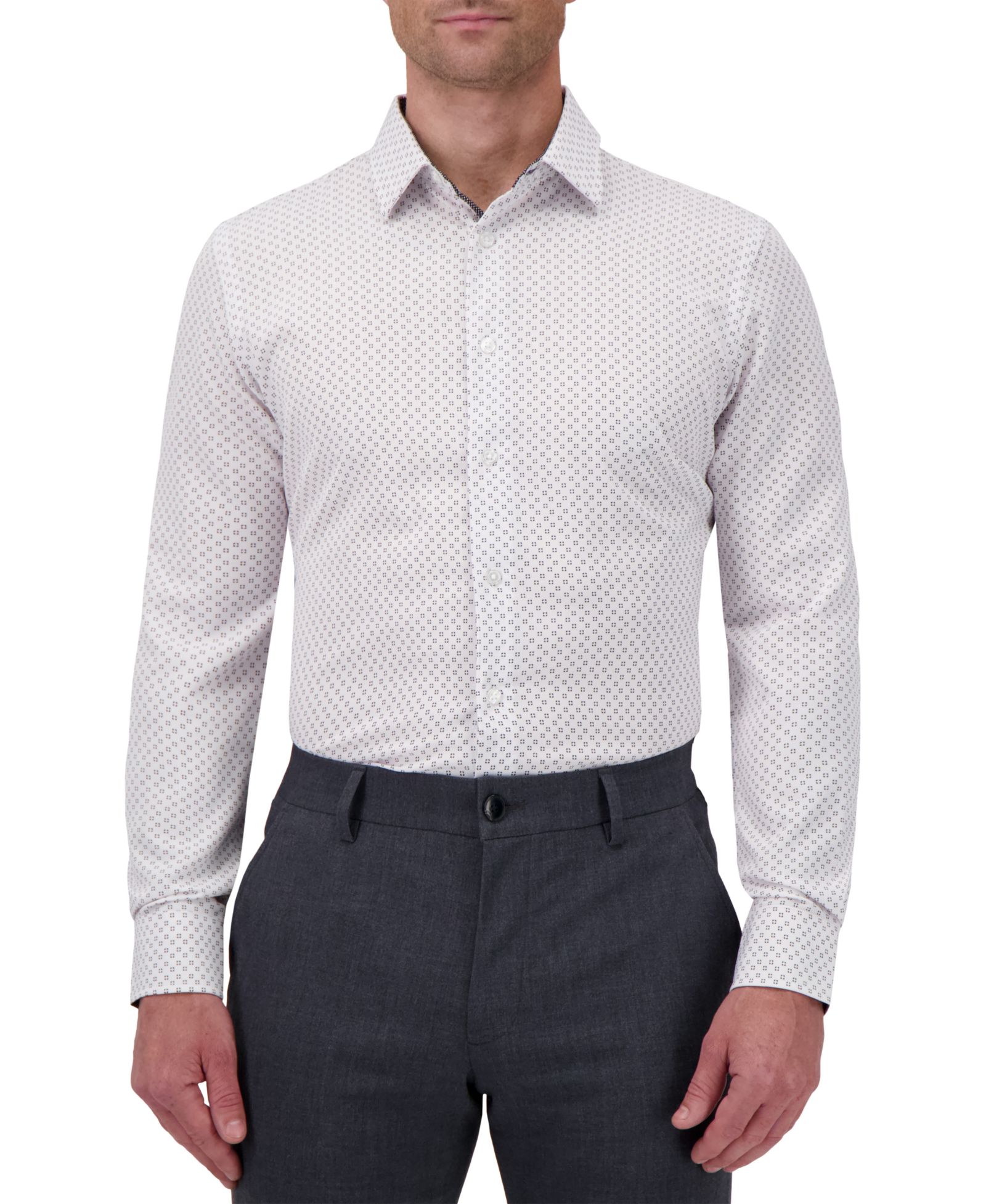 Мужская рубашка Report Collection Slim-Fit с геометрическим принтом