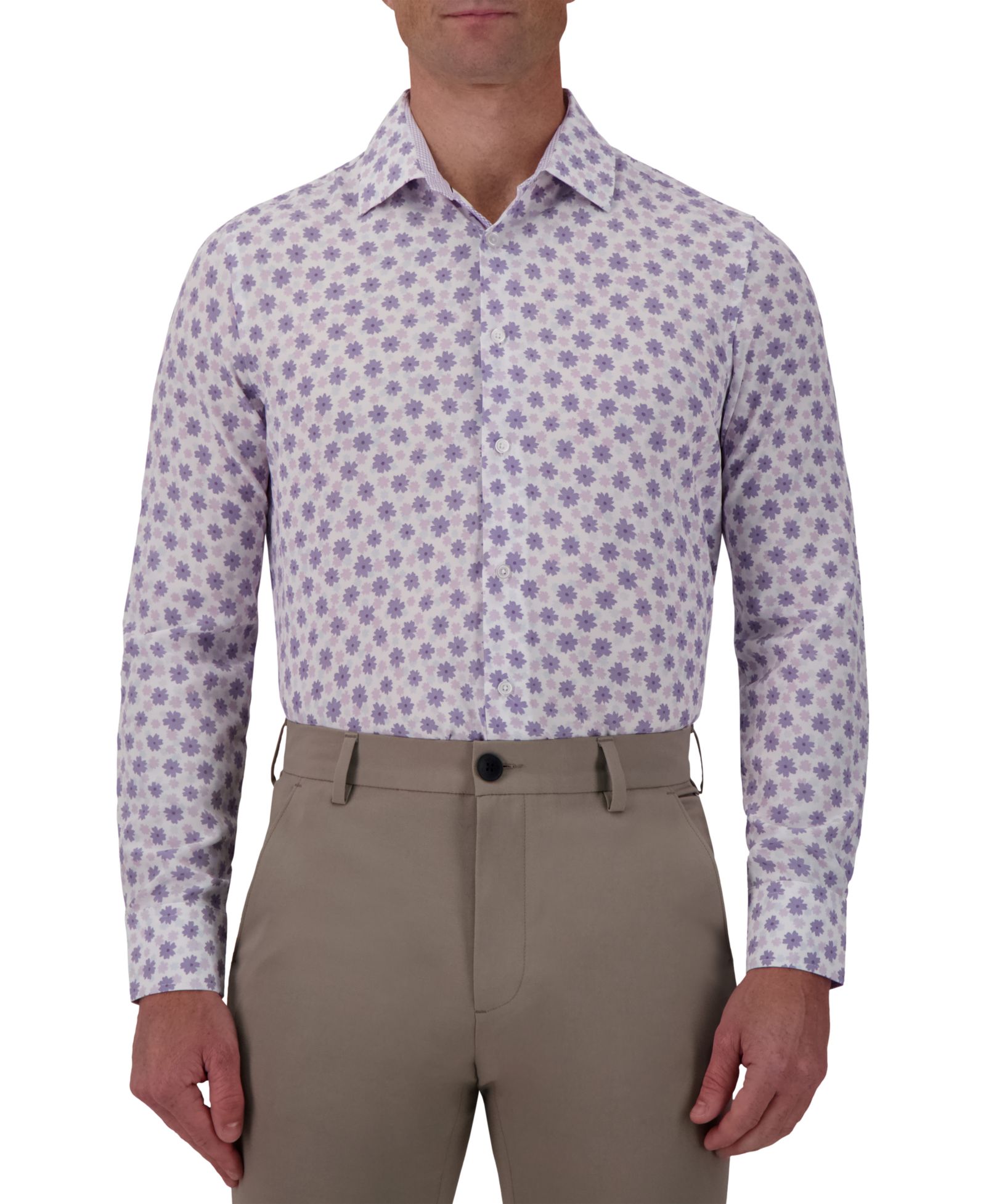 Мужская рубашка Report Collection Slim-Fit с цветочным принтом