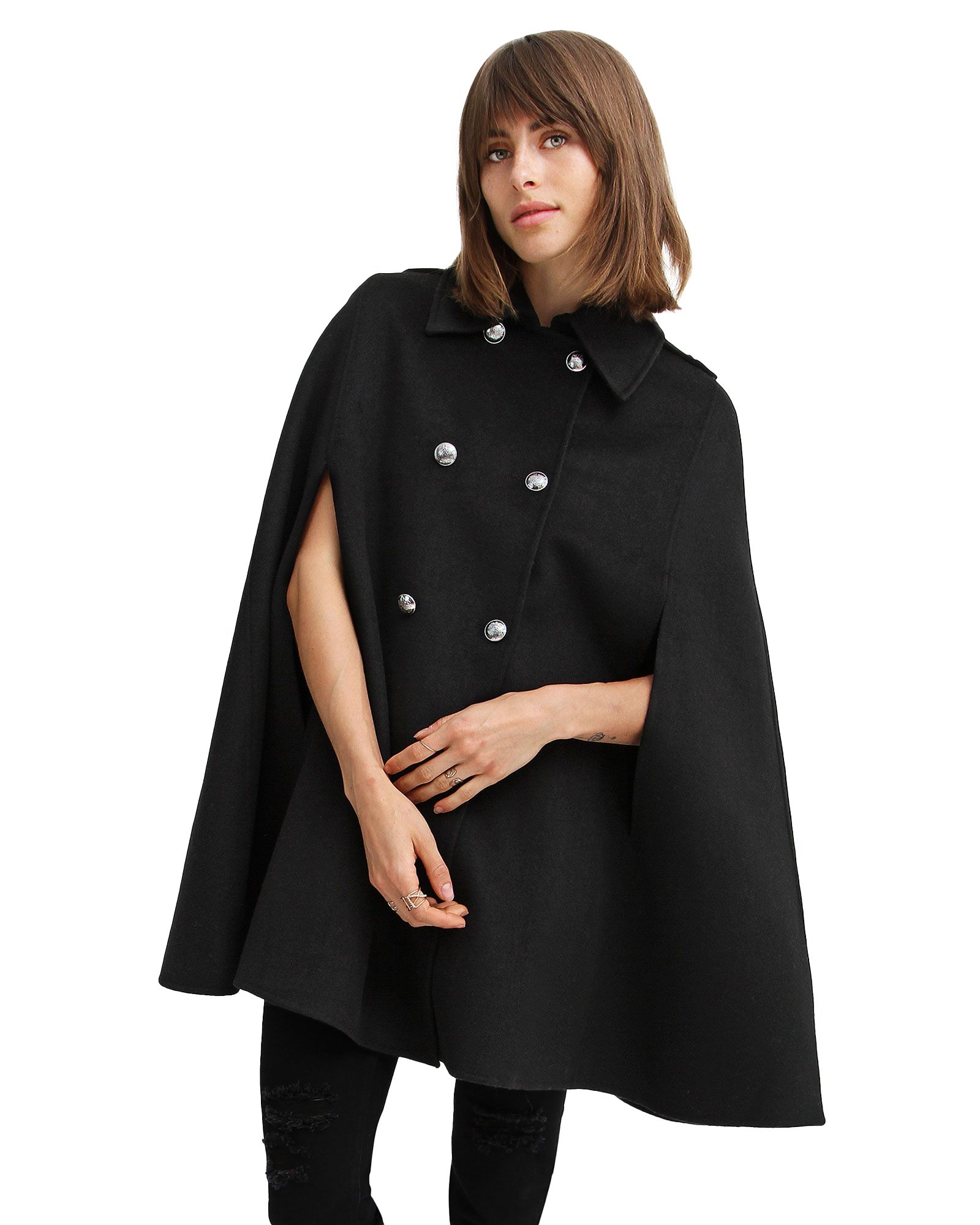 Belle & Bloom On My Mind Wool Blend Cape