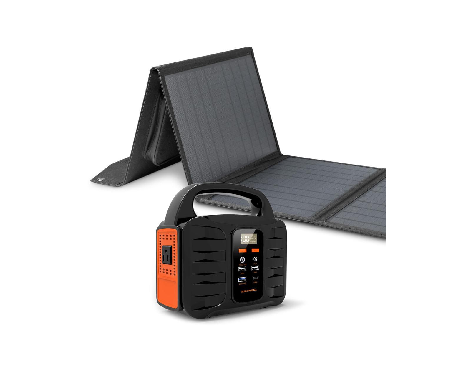 Портативная электростанция Alpha Digital 155Wh/42000mAh & 40W Solar Panel Combo