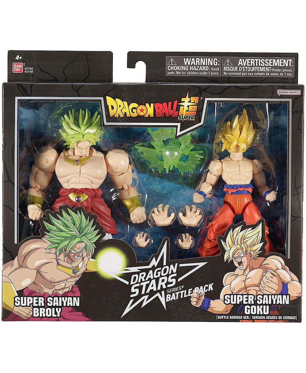 Набор фигурок Dragonball Super Dragon Stars SSJ Goku и SSJ Broly