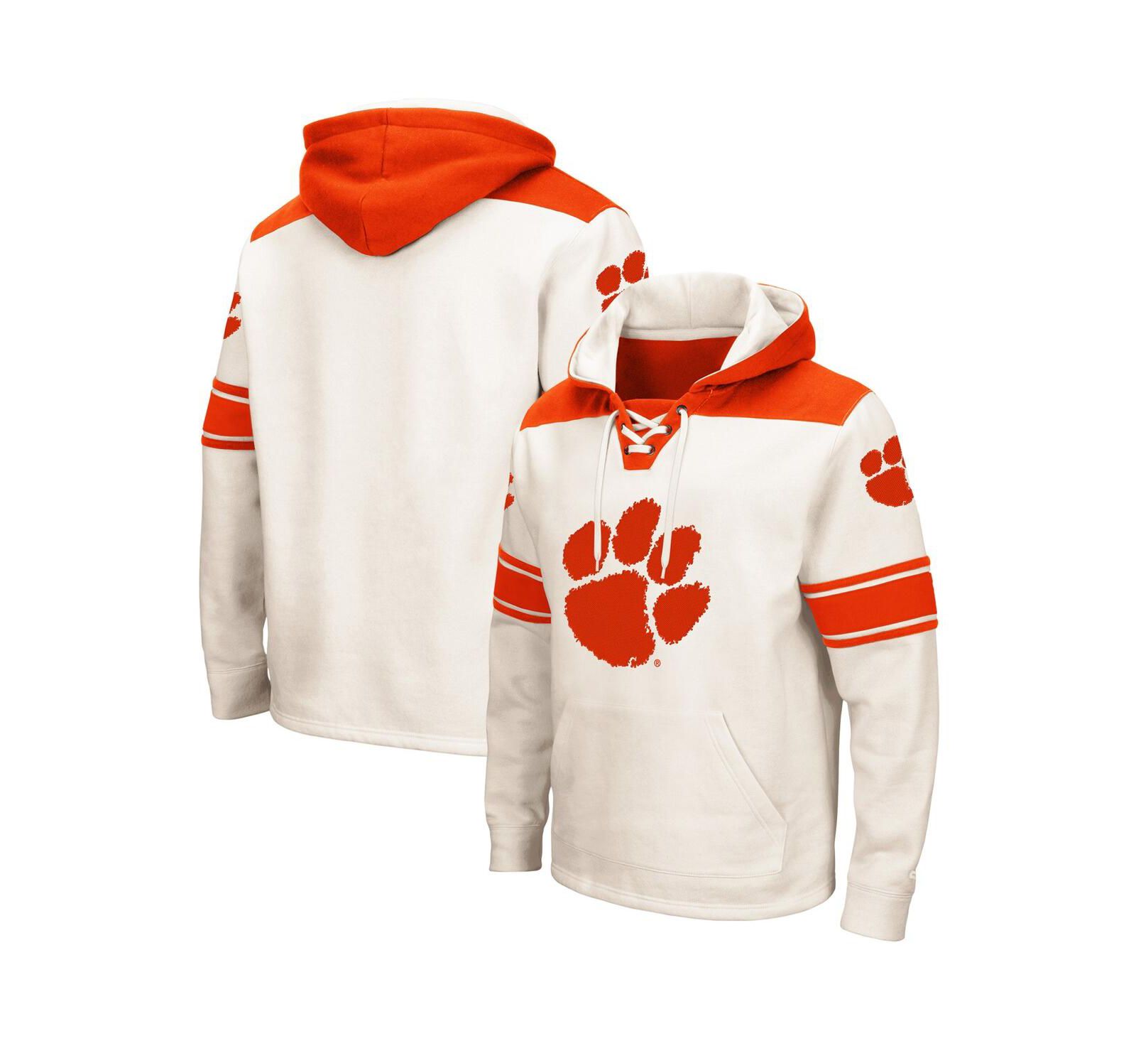 Colosseum Мужская толстовка Clemson Tigers с завязками