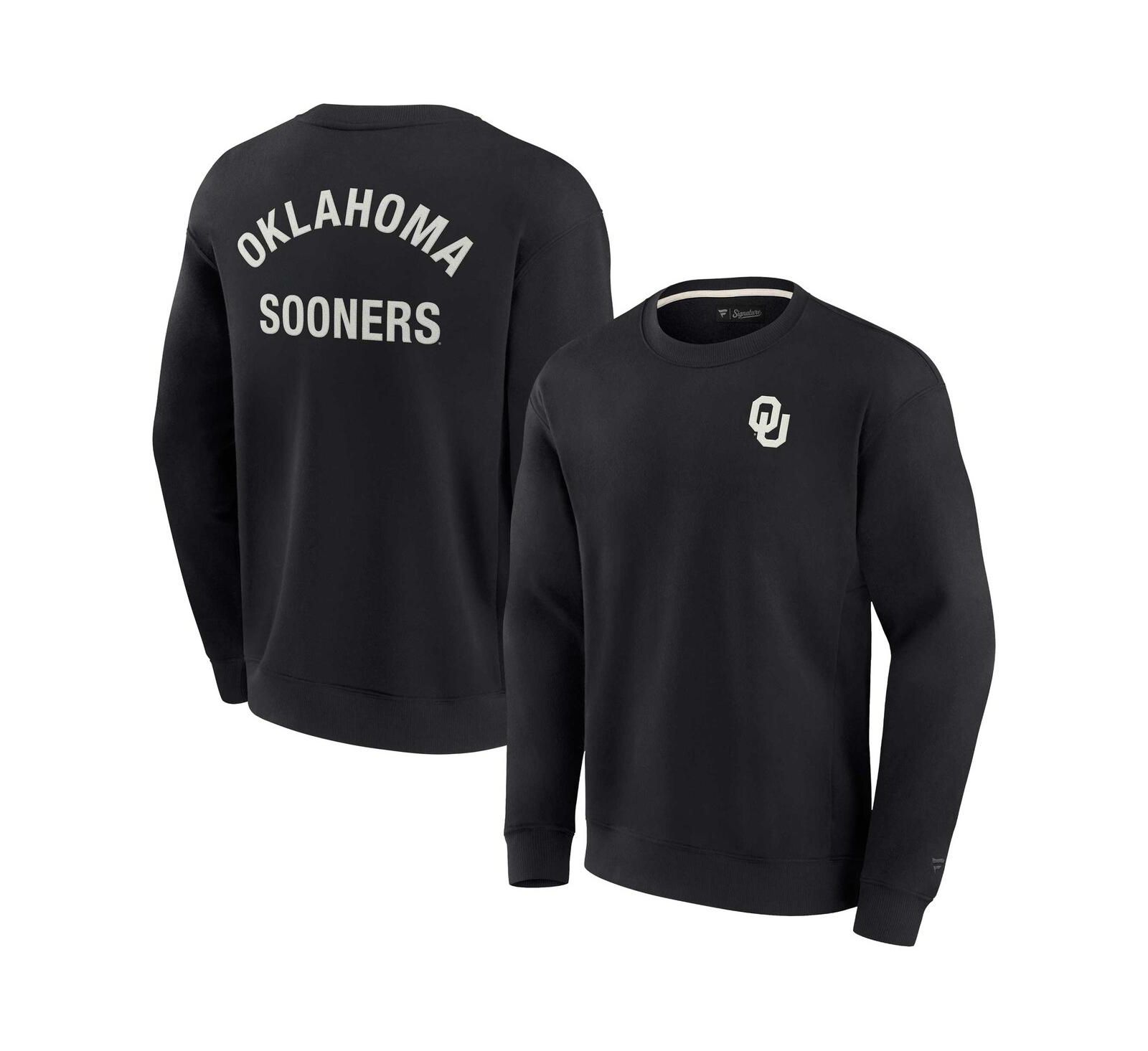 Мужской и женский свитшот Fanatics Signature Oklahoma Sooners