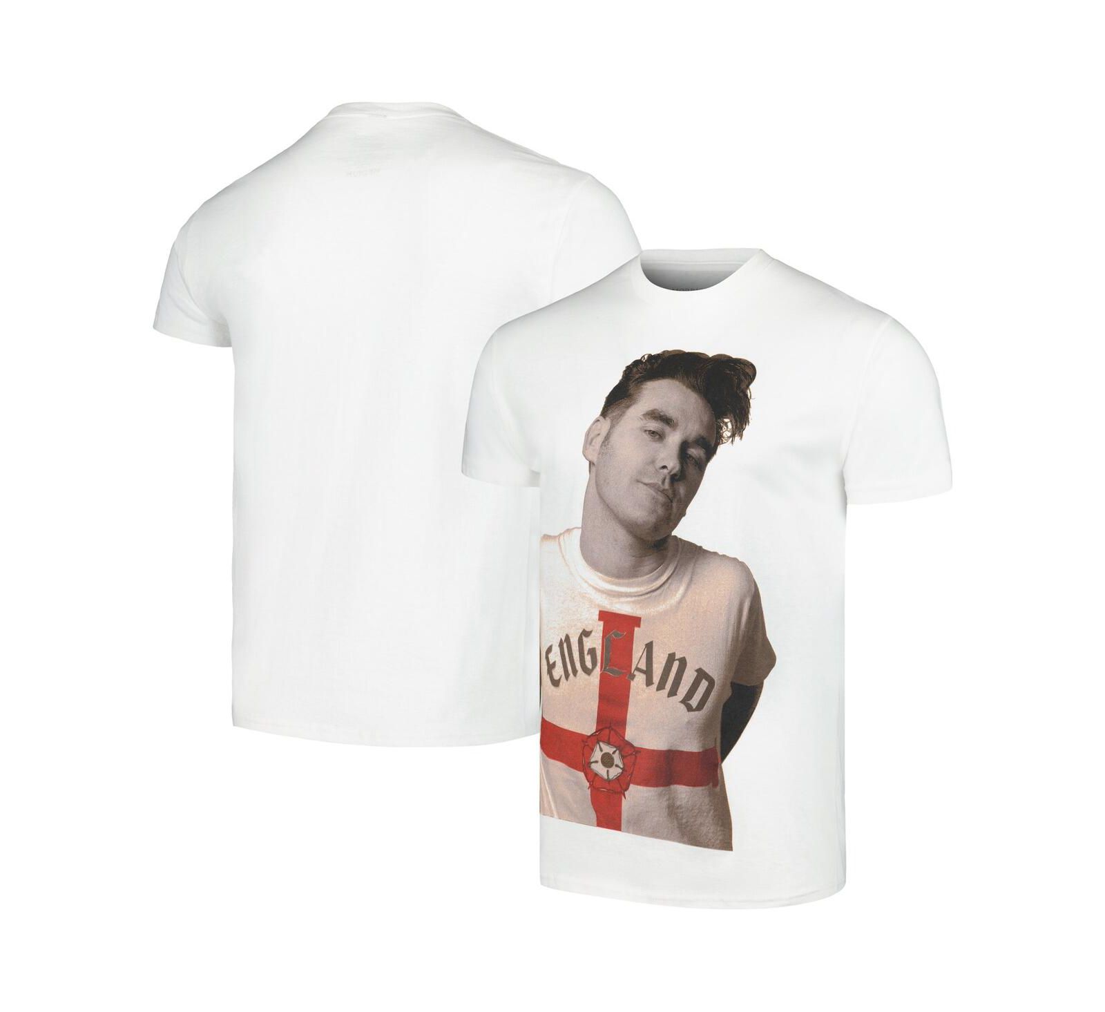 Men's White Morrissey England T-shirt