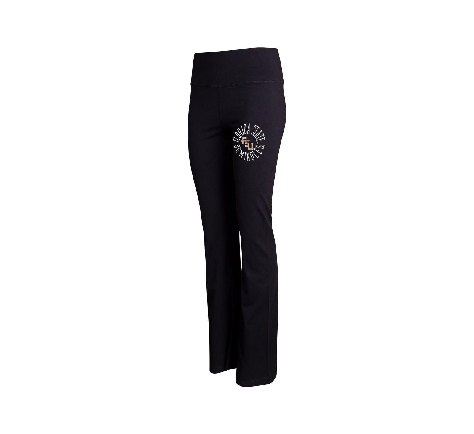 Women's Concepts Sport Black Florida State Seminoles Enclave Tri-Blend Flared Leggings