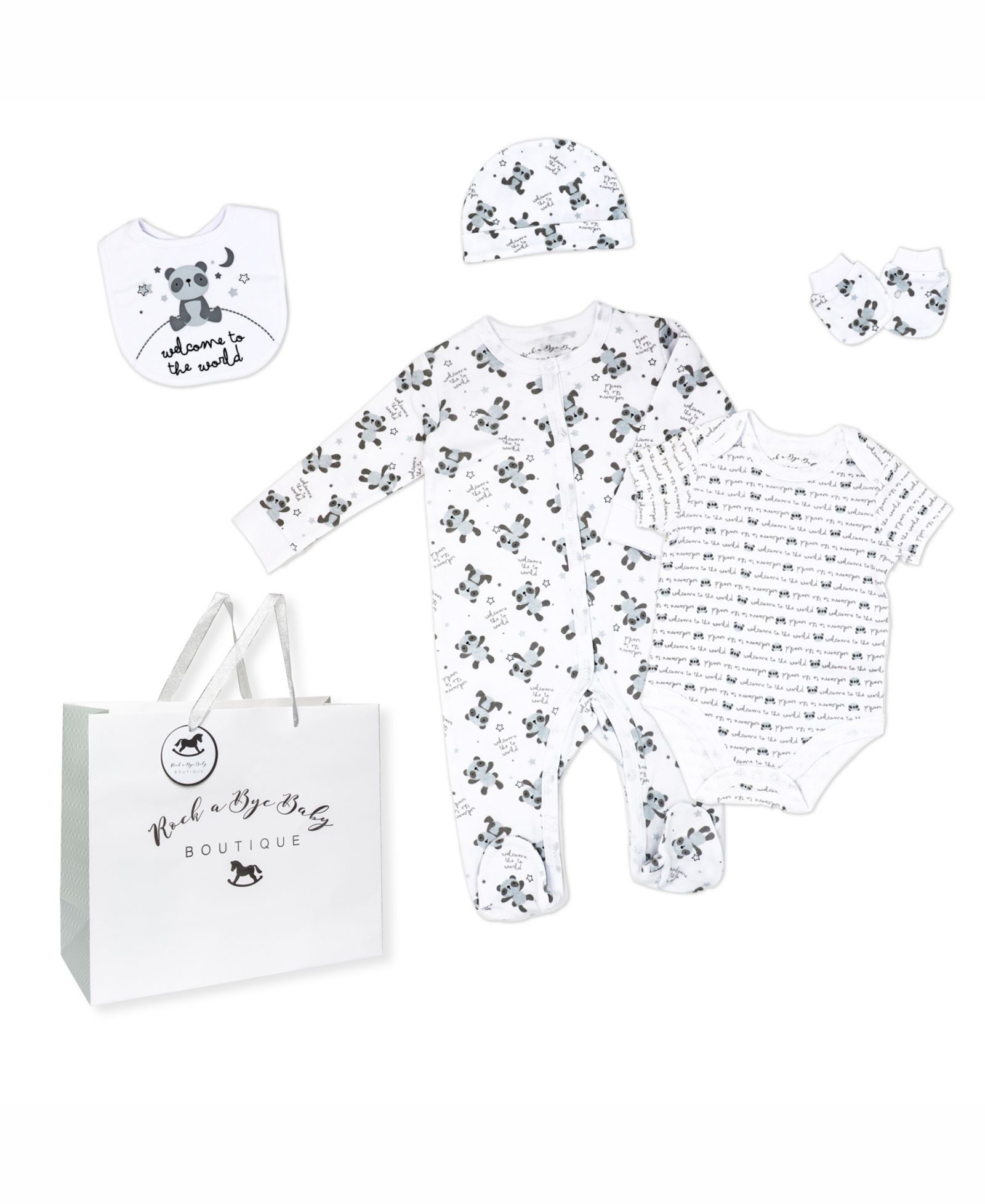 Подарочный набор Rock-A-Bye Baby Boutique Baby Boys or Baby Girls Layette