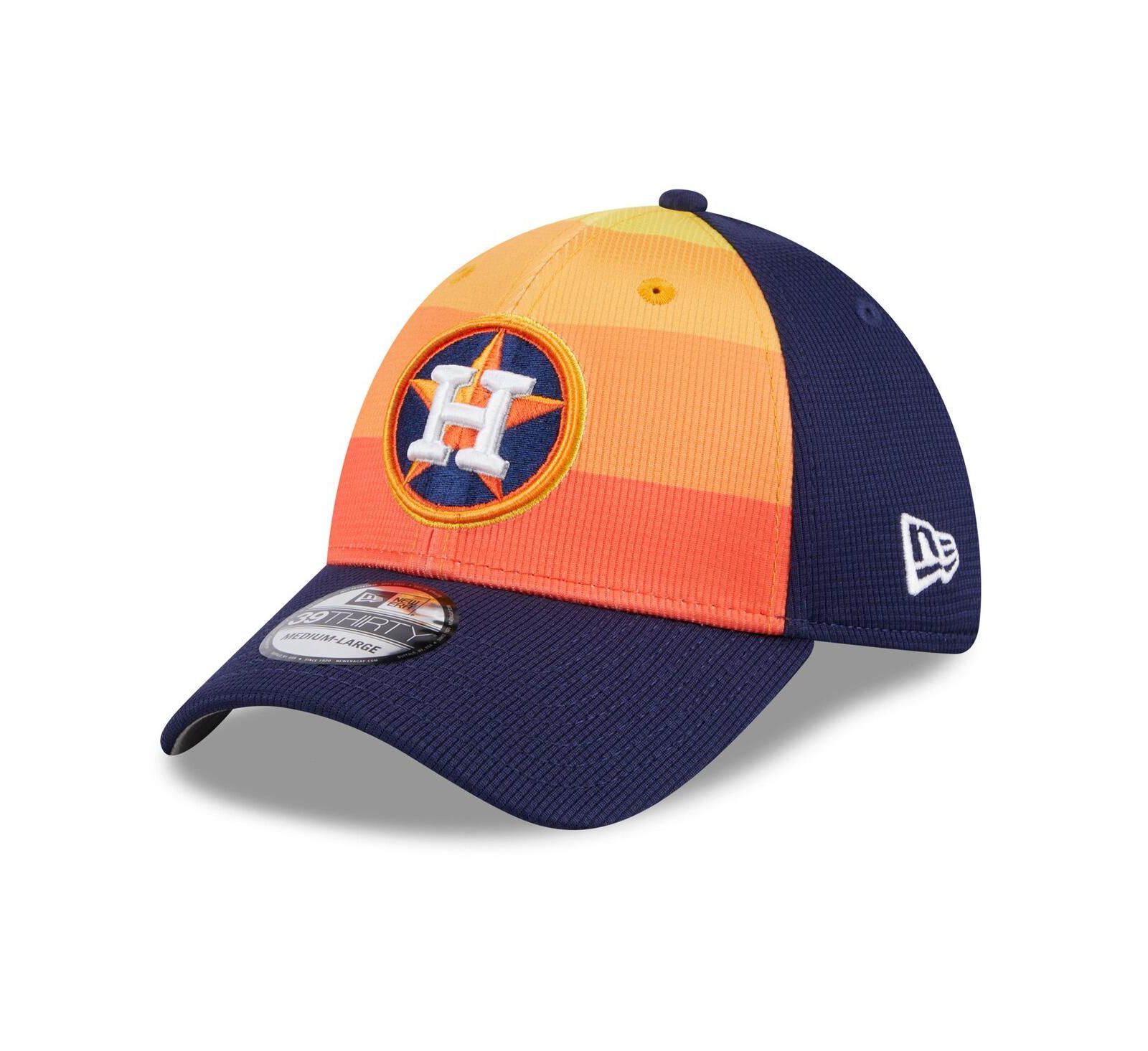 New Era Мужская Orange Houston Astros 39THIRTY Flex Hat