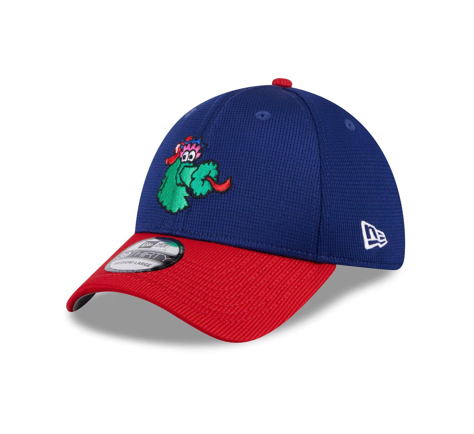New Era Men's Navy Philadelphia Phillies 2024 Batting Practice 39THIRTY Flex Hat