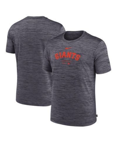 Nike Men's Charcoal San Francisco Giants Authentic Collection Velocity Performance Practice T-Shirt