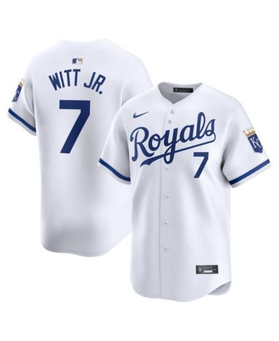 Men's Nike Bobby Witt Jr. White Kansas City Royals Home Limited Player Jersey