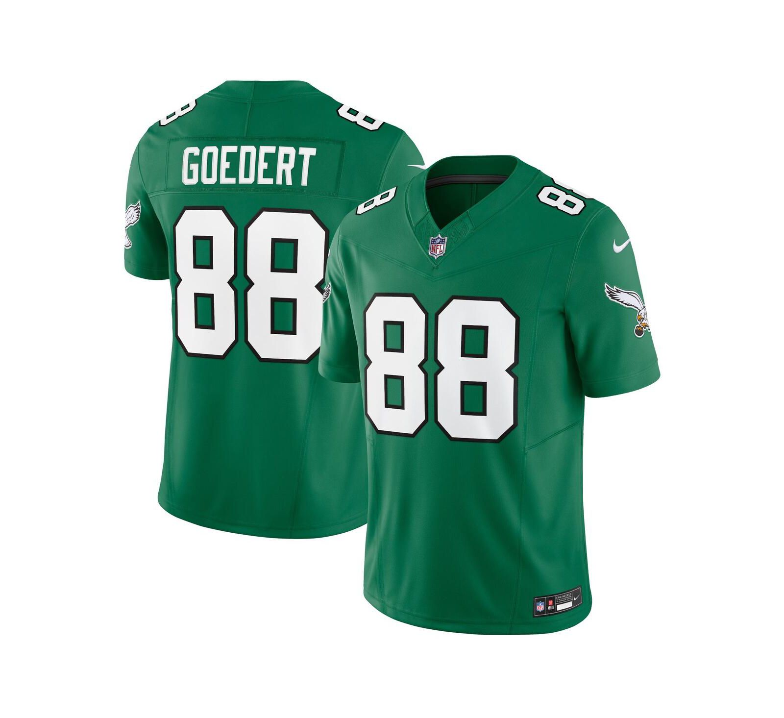 Мужское джерси Nike Dallas Goedert Kelly Philadelphia Eagles Vapor F.U.S.E. Limited