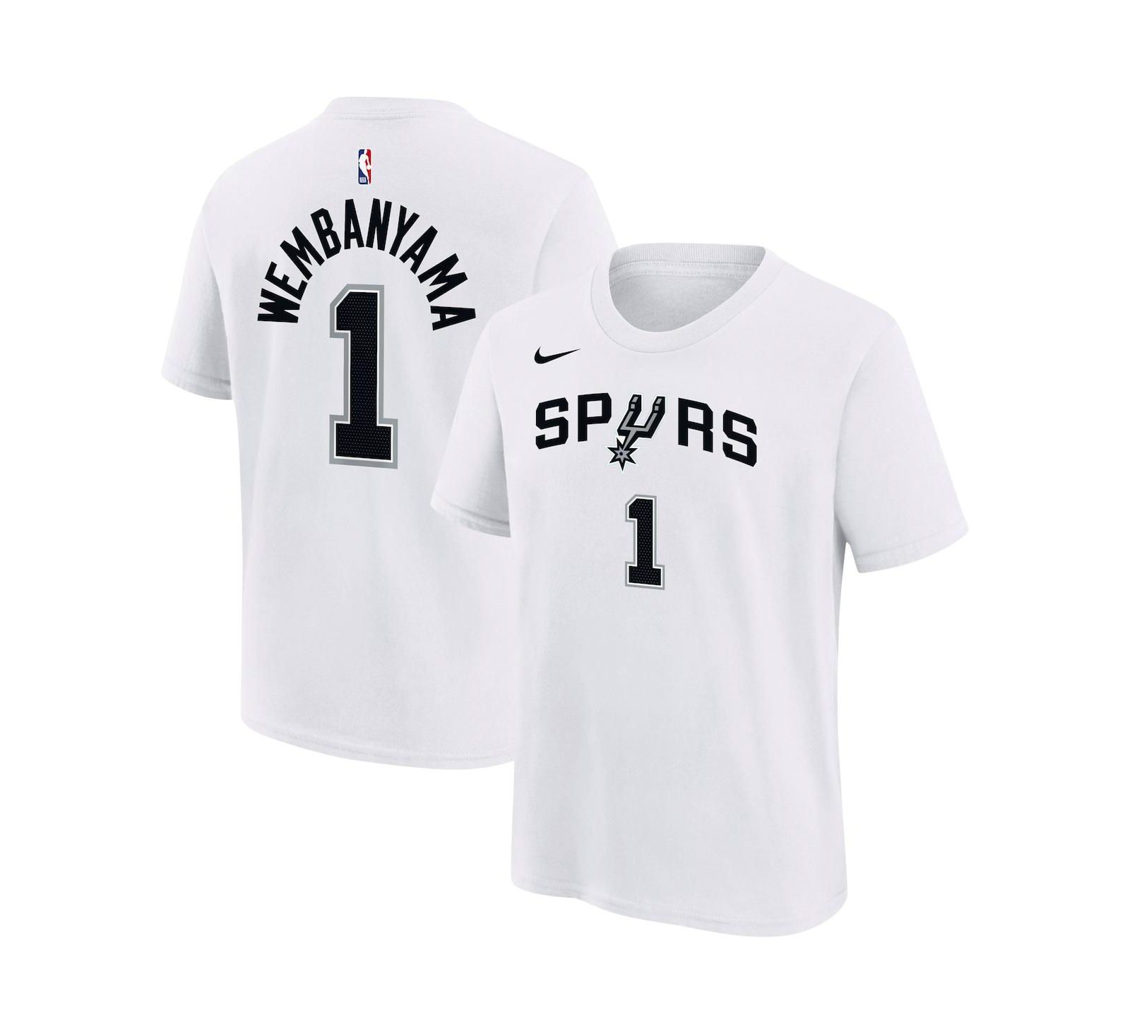 Детская футболка Nike Victor Wembanyama White San Antonio Spurs