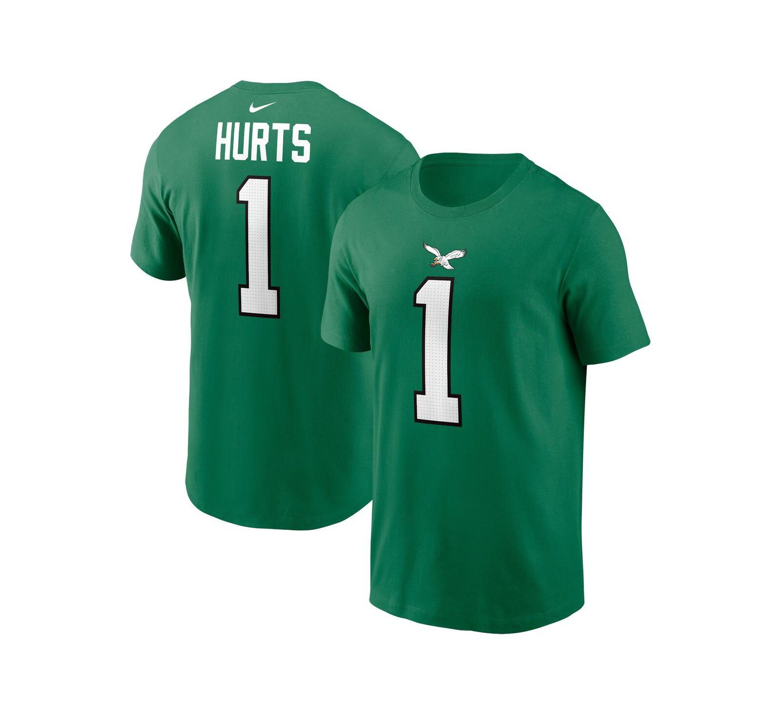 Big Boys Nike Jalen Hurts Kelly Green Philadelphia Eagles Player Name and Number T-shirt
