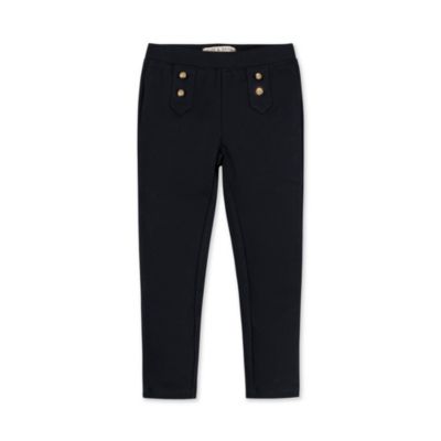 Брюки Hope & Henry Baby Girls Hope and Henry Button Placket Ponte Pant
