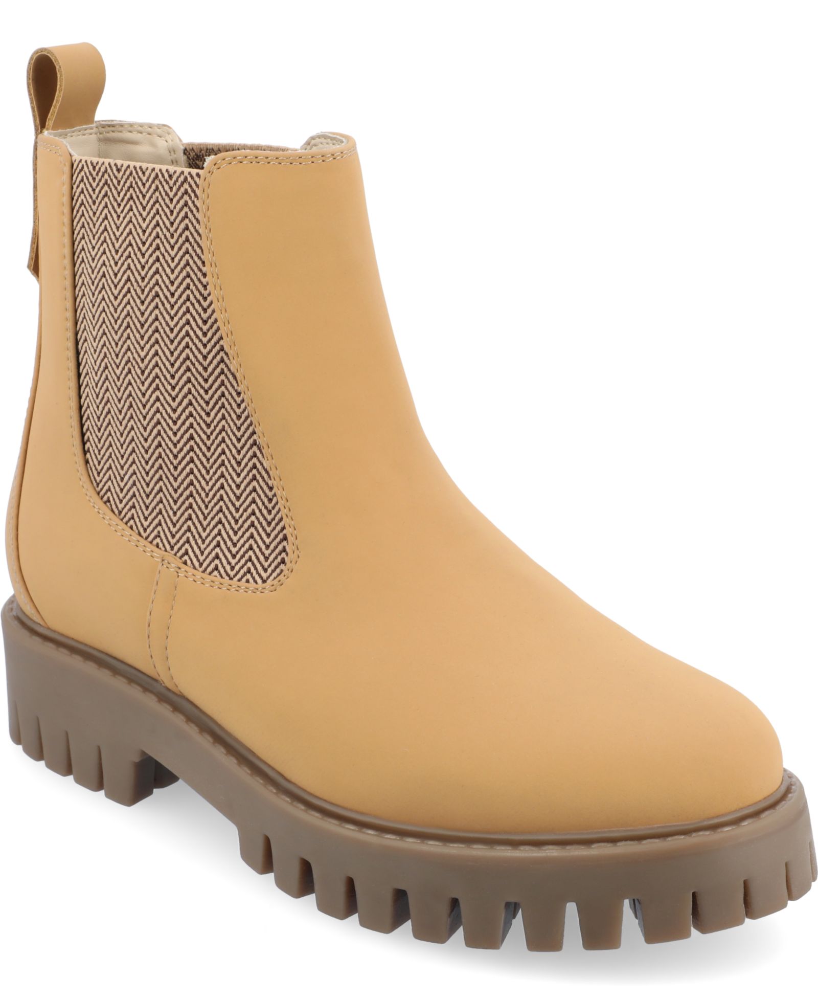 Journee Collection Women's Alara Chelsea Lug Sole Booties