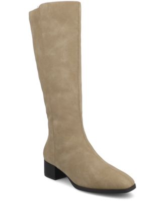 Journee Collection Women's Devri Block Heel Knee High Boots
