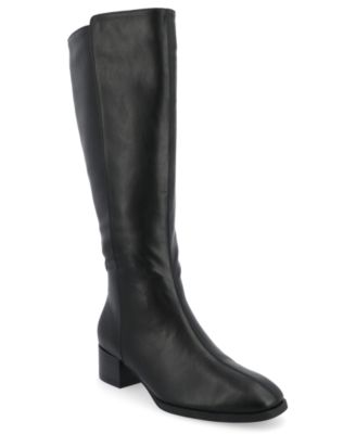 Journee Collection Women's Devri Block Heel Knee High Boots