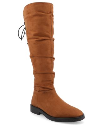 Journee Collection Women's Mirinda Wide Calf Slouchy Knee High Boots