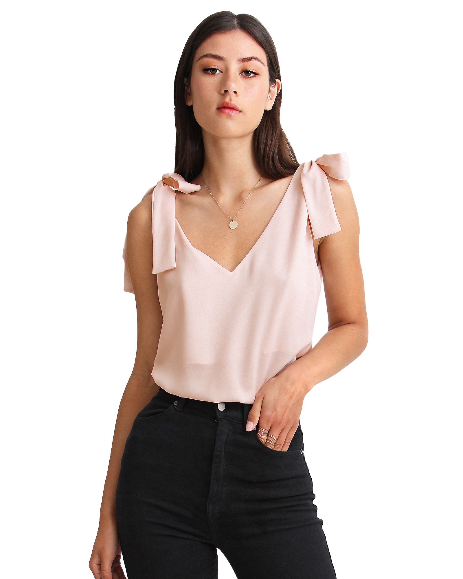 Belle & Bloom Women's Feel For You V Neck Top