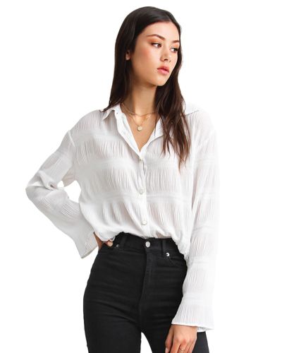 Женский шифоновый блуз Belle & Bloom Yoko Shirred Chiffon