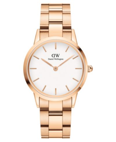 Женские часы Daniel Wellington Iconic Link 23K Rose Gold PVD Plated Stainless Steel 32mm