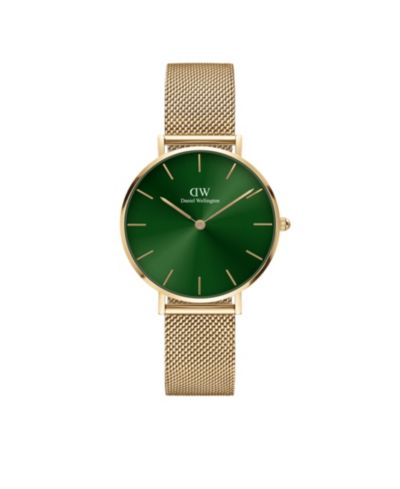 Daniel Wellington Women's Petite Emerald 23K Gold PVD Plated Stainless Steel Watch 32mm